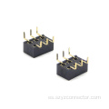 Encabezado femenino de 2.54 mm Pitch Dual Fila